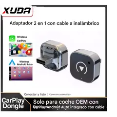 GENERICO - Mini adaptador a CarPlay - Android Auto inalámbrico