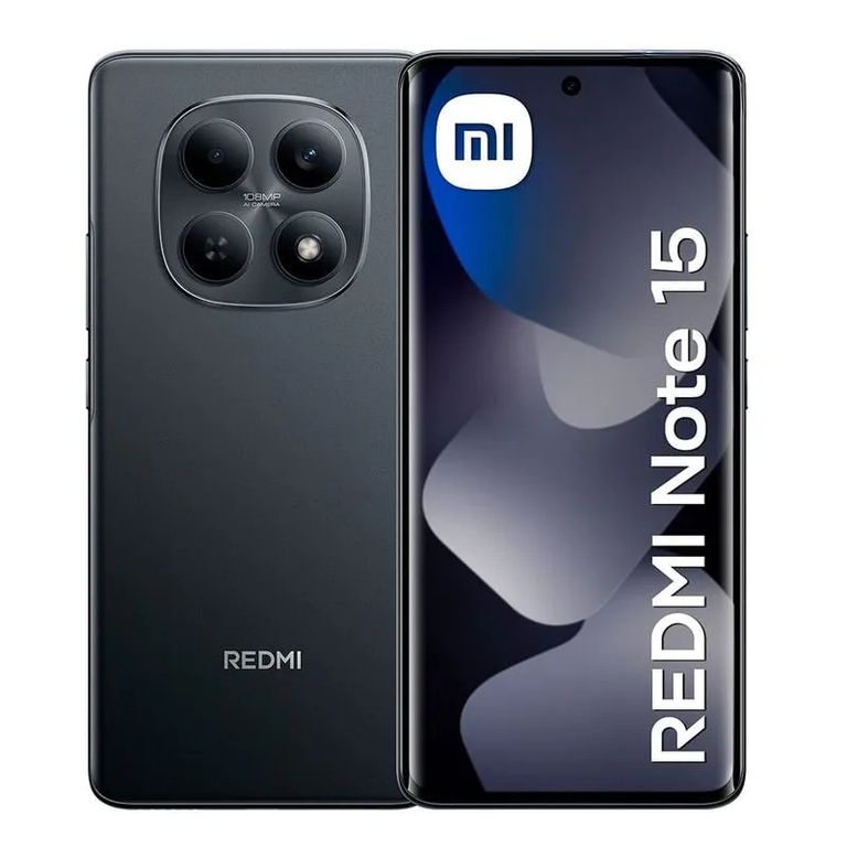XIAOMI REDMI NOTE 15 - 4G LTE - 6GB RAM 128GB ROM NEGRO REGISTRADO