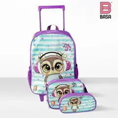 Basa - Set de Mochila Escolar Con Rueda  Bonibu  Basa