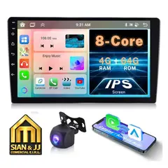 GENERICO - AUTORADIO 4+64GB QLED 09PULG ANDROID CARPLAY+AUTO INALAMBRICO