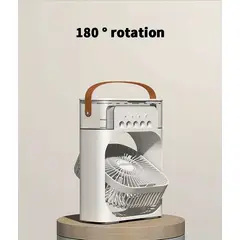 GENERICO - Enfriador de Aire Portátil con Humidificador y Ventilador Tanque de Agua Recargable