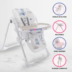 Safety 1St - Silla De Comer Graduable Para Bebés «FEED» Blue