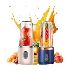 GENERICO - Mini Licuadora Portátil 520ml Recargable - Azul