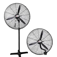 FUJITEC - Ventilador 2 en 1 Industrial de Piso y Pared 26 Pulgadas FC-2602