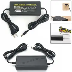 GENERICO - Adaptador de corriente Fuente de Poder 12V 5A con conector 5.5×2.5 mm