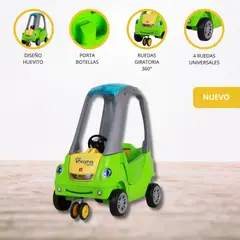 GENERICO - Carro Huevito con Empujador «SPINTORE» Green