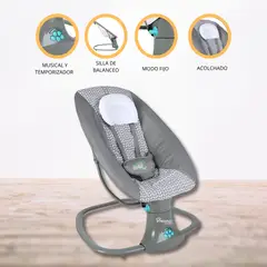 INFANTI - Silla Nido 3 en 1 INFANTI «DELUXE» Gray