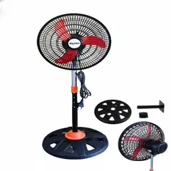 GENERICO - Ventilador Turbo 3-en-1 BLOPAK Pro Pedestal, Pared y Mesa 10” de Alto Rendimiento