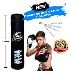 HOLGU - Saco de box de 120CM + cadena - Boxeo - training
