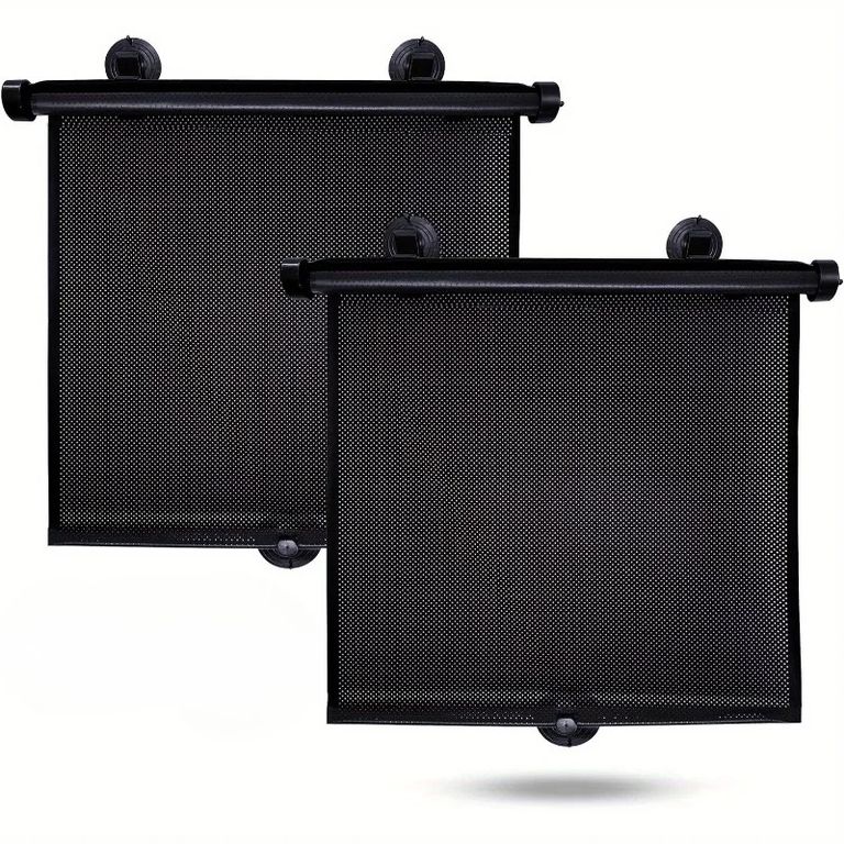 Tapasol Premiun Lateral Enrollable Color Negro Universal 2Pcs