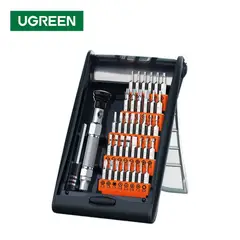 UGREEN - Juego Destornilladores 38 En 1 Puntas Imantadas Acero Mango Ergonómico Para Dispositivos Pequeños