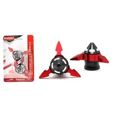 GENERICO - Slider Delantero Anticaída Para Moto Color Negro And Red Universal