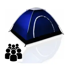 EVERBEST - Carpa Everbest 6 Personas Camping Impermeable Línea Outdoor