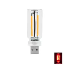 S&T - Luz LED Ambiental USB para Auto SP-BL01 Rojo