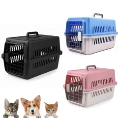 INSPIRA MARKET - Transportador de Mascota Canil Kennel mediano 48 x 32 x 30 cm