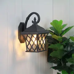 GENERICO - Lámpara de pared estilo antiguo negro