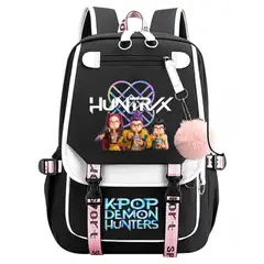GENERICO - Mochila  Kpop Huntrix Las Guerreras K-pop Demon Hunter Blanco Mod2