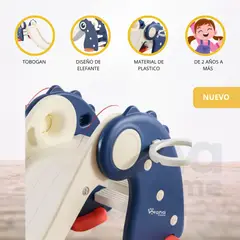 CUZKA - Tobogán con Aro de Baloncesto para Niños «VALANGA» Blue