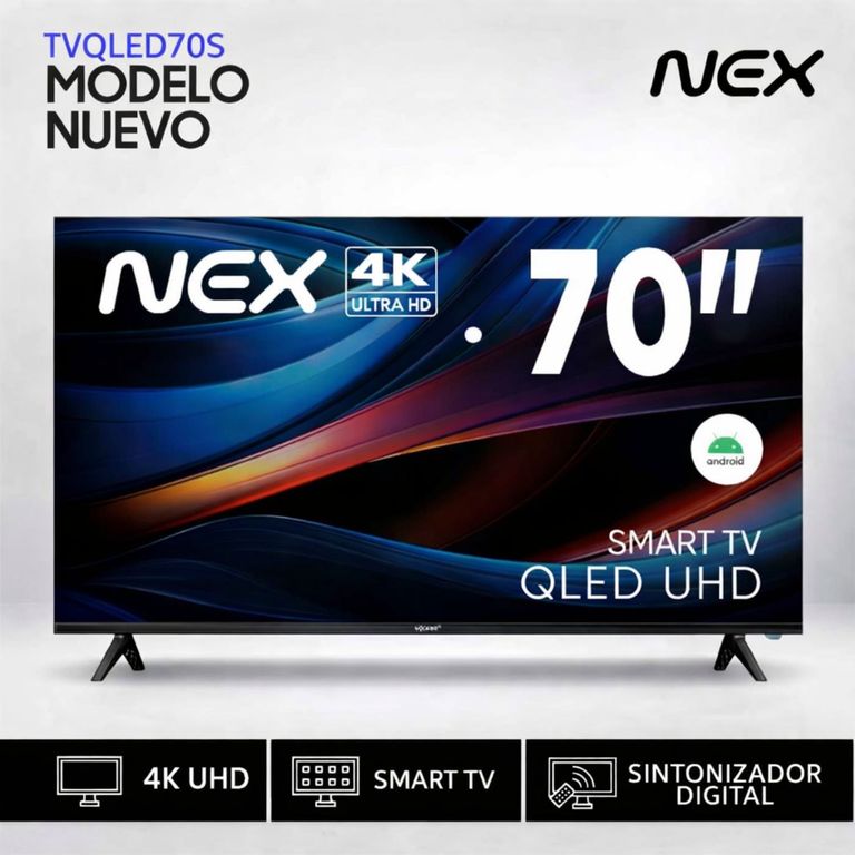 Televisor QLED 70 4K ULTRA HD ANDROID TV TVQLED70S