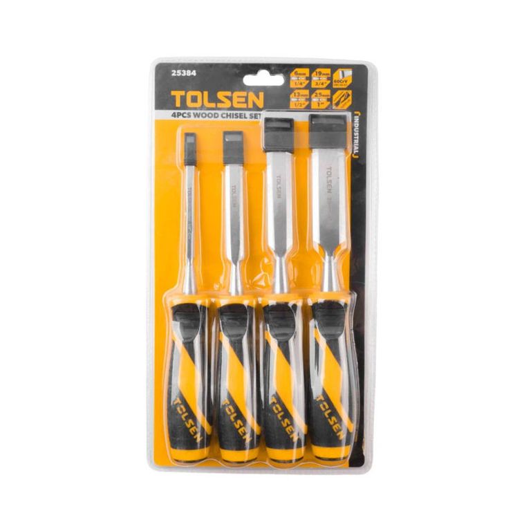 Juego de formones 4p 14 12 34 1 Tolsen - 25384