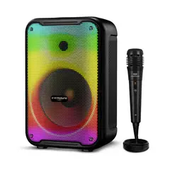EVERSOUND - Parlante Portátil Ev3003 8 Funky Con Micrófono Luz Flaming Rgb