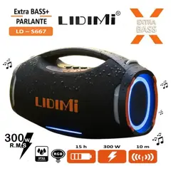 LIDIMI - Parlante Portátil Lidimi Ld-s667 300W Extra Xbass + Bt Usb