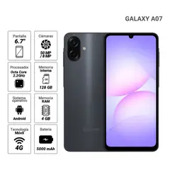 SAMSUNG - Samsung Galaxy A07 4RAM 128GB Black