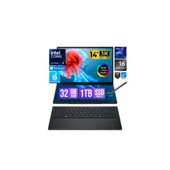 ASUS - LAPTOP ASUS ZENBOOK UX8406CA-PZ073W 14″ 3K OLED Touch Core Ultra 9 285H 32GB/1TB SSD/WIN11H