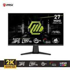 MSI - Monitor plano gaming MAG-275QF 27 WQHD Rapid IPS