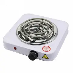 OEM - Cocina Eléctrica Portátil 1000W - 1 Hornilla Espiral - Ideal para Viajes y Hogar