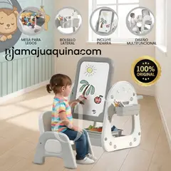 BABY - Mesa De Dibujo y Actividades Para Niños «CREATIKID» Edición Exclusiva Gray