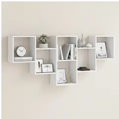 DIBA MUEBLES - Repisa Decorativa Milo Blanco Armado DIBA Muebles