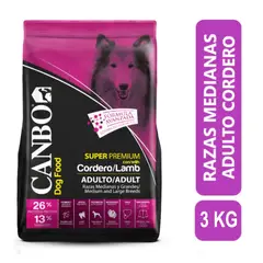 CANBO - Súper Premium Adulto Razas Medianas y Grandes 3 Kg