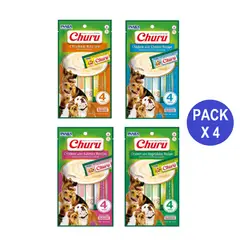 CHURU - Churu para Perros Pack Mix x 4