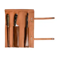 WAYU - SET PARRILLERO 3 PIEZAS CON ESTUCHE CUERO PU WAYU