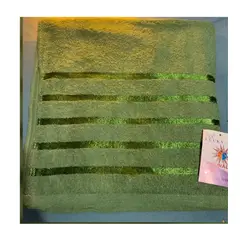 GENERICO - Toalla de Baño de Algodón 120gr 40x170cm verde olivo