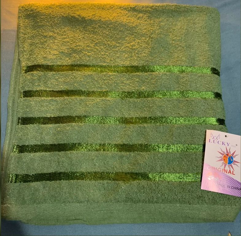 Toalla de Baño de Algodón 120gr 40x170cm verde olivo
