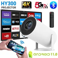 OEM - Proyector HY300 Smart 4K 1080P Android 11 Wifi Bluetooth