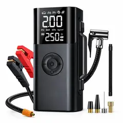 OEM - Arrancador de Batería 12V 2000A para Auto SUV hasta 8L con Compresor Aire 150 PSI