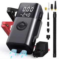 OEM - Arrancador de Batería 12V 2000A para Auto SUV hasta 8L con Compresor Aire 150 PSI