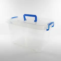 START FG - Fenomenal Cajita Organizadora Paty de Plástico Transparente con Tapa