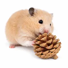 GENERICO - Juguete Natural En Forma De Piña Para Hamsters Y Roedores