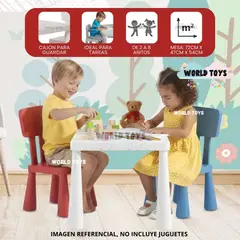 BABY - Mesa De Estudio Para Niños «PLAY WORK» Edición Especial Color Tri