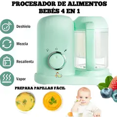 OEM - Procesador de Alimentos de Bebe con Vapor y Licuadora de Puré 4 en 1