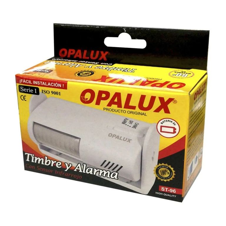 Sensor De Movimiento Con Alarma y timbre St-96 Opalux