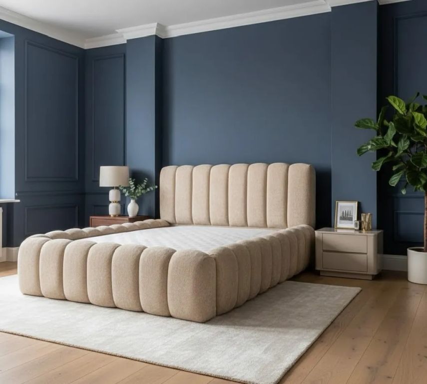 CAMA BOX TARIMA ZURICH BEIGE KING
