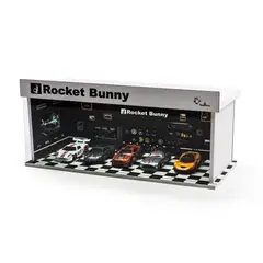 GENERICO - Diorama de coches 164  Luces LED  Rocket Bunny