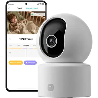 XIAOMI - Camara De Seguridad Xiaomi C302 3mp 2k UHD Wifi 6 Blanco