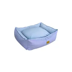 PET MOOD - Cama Para Perros Sofa De Verano T-l Desenfudable Celeste Cuadrado