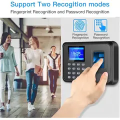 OEM - Reloj Marcador de Huella Digital para Empresas Sin Software - Exportación USB